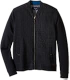 Ted Baker Men's Long-Sleeve Herringbone Quilted Baseball Jacket