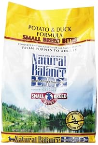 Natural Balance Small Bites Potato and Duck Formula Food, 5-Pound Bag Natural Balance Small Bites Potato and Duck Formula Food, 5-Pound Bag