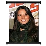 Olivia Munn Sexy Actress Fabric Wall Scroll Poster (16