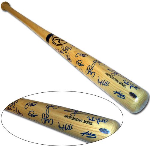 Boston Red Sox Limited Edition 2007 Team Signed Ash Big Stick Baseball Bat