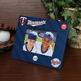 MLB Minnesota Twins 4'' x 6'' Navy Blue Talking Picture Frame
