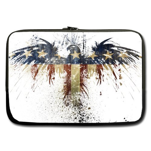 Eagle Laptop Bag - 13 13.3 Inch American flag and eagle Notebook/MacBook Pro/MacBook Air Laptop Sleeve Bag Two Sides
Eagle Laptop Bag - 13 13.3 Inch American flag and eagle Notebook/MacBook Pro/MacBook Air Laptop Sleeve Bag Two Sides