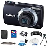 Canon Powershot A3300 IS 16 Mp Digital Camera with 5x Optical Zoom (Black)  ....