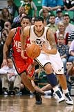 New Jersey Nets v Utah Jazz: Deron Williams and Devin Harris Photographic Poster Print by Melissa Majchrzak, 28x42