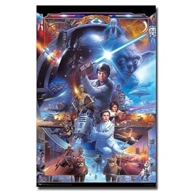 Star Wars Trilogy Entertainment Poster Print, 24x36