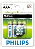Philips Multi Life NiMH Akku AAA Micro 900 mAh 4er Pack