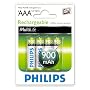 Philips Multi Life NiMH Akku AAA Micro 900 mAh 4er Pack