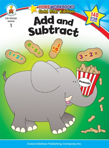 add and subtract grade 1 gold star edition home workbooks