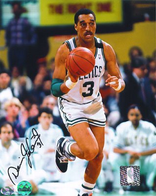Dennis Johnson Boston Celtics Signed Autograph photo Uacc 8x10 #1