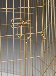 Midwest Gold- Zinc Indoor/Outdoor Exercise Pet Pen, 24