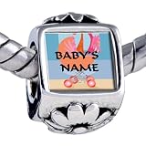 Baby Carriage Custom European Charm Beads - Pandora Bead & Bracelet Compatible
