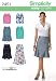 Simplicity Sewing Pattern 2451 Misses' Skirts, D5 (4-6-8-10-12)