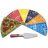 Final Touch 7-Piece Melamine Pizza Serving Set