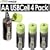Moixa MXAA02 USBCell AA Rechargeable USB Cell Batteries 4 Pack Kit