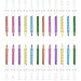 Jiulyning 24pcs Syringe Highlighter Pens with 6 Color