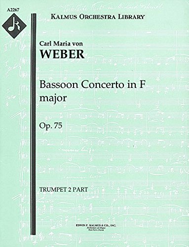Bassoon Concerto in F major, Op.75: Trumpet 2 part (Qty 3) [A2267]