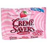 Creme Savers Hard Candy, Strawberry and Creme, 10.5-Ounce Bag (Pack of 6)