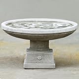 Campania Cast Stone Trieste Birdbath, Finish