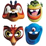 Monsters vs Aliens Masks 8ct