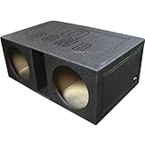 Qpower Dual 12" Vented Extra Large Woofer Box "Q Bomb" - QBOMB12VL