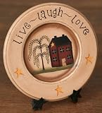 Live - Laugh - Love - Wooden Decorative Plate