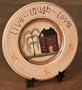 Live, Laugh, Love - Wooden Decorative Plate