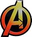 Search : The AVENGERS Marvel Comics Superhero LARGE Logo Emblem Decal Badge