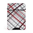 Reversible Macbook Pro 15" and Macbook Air Sleeve by Contour Design - reversible Multi Color Plaid to black