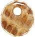 BLUE MOON ENCHANTED PLANET WOOD PENDANTS-EPIL LEAF ROUND 1/PKG (55MM)