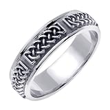 Celtic Link Wedding Ring in 950 Platinum