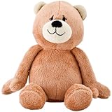 Blueberry Pet Toys for Dogs Sandy Brown Bear, Plush Squeak Small Puppy Dog Toy