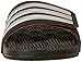 adidas Women's Adissage 2.0 Slides Sandal, Core Black/Silver/Shock Pink, 6