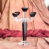 B/w 5 Arm Candelabrum