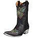 Old Gringo Women's Dina Fashion Cowboy Boot,Black,8 M US