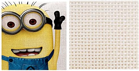 GUZIDI Minions Decorative Throw Pillow Case Cover Personalized Cushion Cover Home Sofa 18 X 18 Inch (Pattern 9)