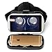 VR Headset, 3D VR Glasses Virtual Reality Headset Goggles Canbor VR Box for 3D Video Movies Games for Apple iPhone 6 6S Plus 5S SE 5, Samsung Galaxy S7 S6 Edge S5 Note 5 4, More Smartphones - Black
