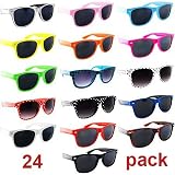 Lot of 24 Nerd Glasses Buddy Holly Wayfarer Dark Lenses