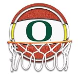 University of Oregon Ducks Neon Pebble Leather Basketball Hoop