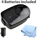 LandAirSea Magnetic Wireless Pocket-Sized GPS Tracking Key Pro System with Four FREE Batteries and Cigarette Lighter Adapter and a 5 Pc. Cleaning Kit for GPS Screens, Car Displays, Car Built-in DVD Players