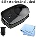 LandAirSea Magnetic Wireless Pocket-Sized GPS Tracking Key Pro System with Four FREE Batteries and Cigarette Lighter Adapter and a 5 Pc. Cleaning Kit for GPS Screens, Car Displays, Car Built-in DVD Players