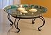 Table Top Bird Bath Pedestal, Scroll Detail
