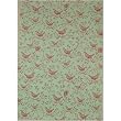 Bird on Aqua Cavallini Wrap or Decoupage paper,vintage look poster or print
