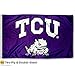 Texas Christian Horned Frogs Double Sided Flag