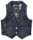 Guess Girls 2-6x Denim Vest With Embroidery