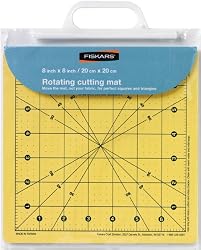 Fiskars 8-Inch by 8-Inch Self Healing Rotating Cutting Mat