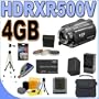 Sony HDR-XR500V 120GB HDD High Definition Camcorder w/12x Optical Zoom BigVALUEInc Accessory Saver 4GB PRODuo FH100 Replacement Battery/Rapid External Charger Bundle + MORE