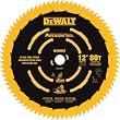 DEWALT DW3232PT Precision Trim 12-Inch 80 Tooth ATB Crosscutting Saw Blade with 1-Inch Arbor and Tough Coat Finish