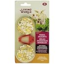 Living World 2-Pack Small Animal Wheel Pet Treat Delights, 2.4-Ounce, Herbs/Hay