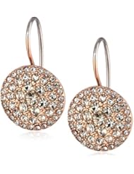 Fossil Glitz Disc Rose Gold Earrings