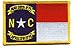 North Carolina iron-on embroidered patch